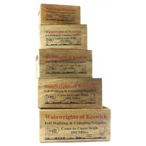 Set of 5 Mango Wood Wainwrights of Keswick Crates 34cm