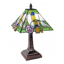 Mackintosh Tiffany Style Table Lamp 33cm 