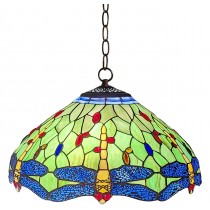 Hanging Dragonfly Pendant Lamp -  Shade Dia 40cm