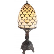 Jewelled Egg On Stand Lamp 64cm - Shade Dia 22cm