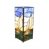 Sail Boat Square Lamp 27cm