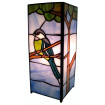 Blue Tit Square Lamp 27cm