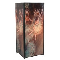 Ballet Dancer Square Lamp Screen Printed - 27cm