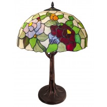 Rose Tiffany Table Lamp 56cm 
