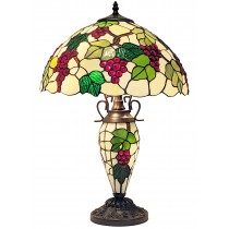 Double Lamp With Resin Base 60cm Large - Grape Design