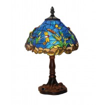 Riverbank and Dragonfly Tiffany Table Lamp (Small) 33cm