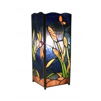 Riverbank and Dragonfly Square Lamp 27cm
