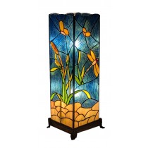 Riverbank and Dragonfly Square Lamp (Large) 46.5cm