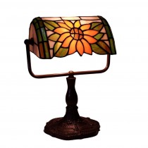 Bankers Lamp - Sunflower Design