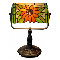 Bankers Lamp - Sunflower Design