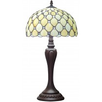59cm Pearl Design Tiffany Table Lamp with Serene Base