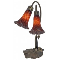 Double Lily Lamp Venetian Sunset Shade - 40cm