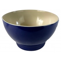 Ceramic Bowl - Blue/Natural 25cm