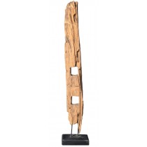 Wood Carving With Stand With Holes 170cm