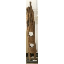 Wood Carving With Stand With Holes 156cm