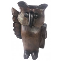 Standing Owl With Book - 51cm - EX DISPLAY