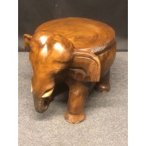 Wooden Elephant Plant Stool 35.5cm   ***SLIGHT SECONDS***