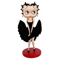 Betty Boop Cool Breeze (Blk Glitter) Sm ** 32cm 