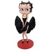 Betty Boop Cool Breeze (Blk Glitter) Sm ** 32cm 