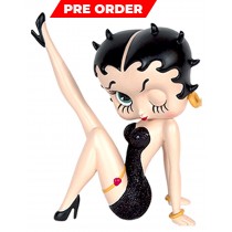 Betty Boop Leg Up (Black Glitter) ** 17cm