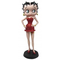 Betty Boop Garter (Red Glitter) 32cm