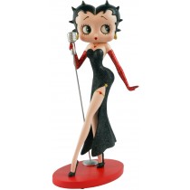 Betty Boop Classic Singer (Black Glitter Dress) 30.5cm