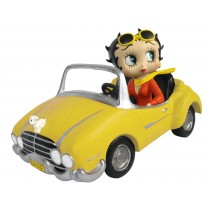 Betty Boop In Yellow Sports Car ** 30cm