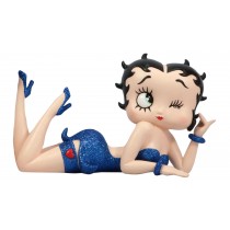 Betty Boop Lying Blue Glitter 20.5cm