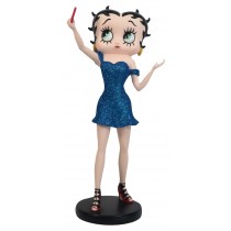 Betty Boop Selfie - Blue Glitter 30cm