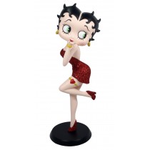 Betty Boop Blowing Kiss - Red Glitter Dress 32cm