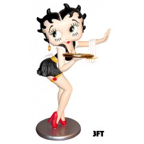 Betty Boop Waitress with Tray 3ft 