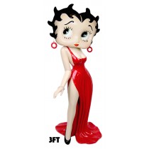 Betty Boop Red Dress 3ft
