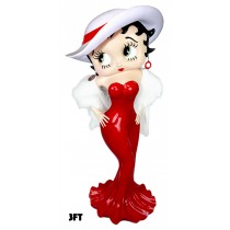 Betty Boop Madam 3ft (Red Glitter Dress)