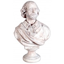 William Shakespeare Bust - Roman Stone Finish - 79cm