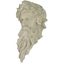Hercules Head - Roman Stone Finish - 44cm