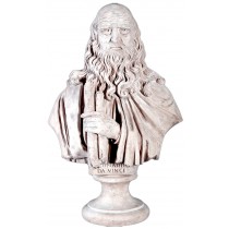 Da Vinci Bust - 77.5cm - Roman Stone Finish