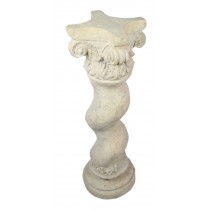 Bernini Column - Roman Stone Finish - 92.5cm *Ex Display*