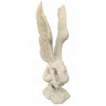 Remembrance & Redemption Angel - Roman Stone Finish - 120cm