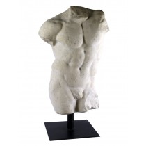 Andrea Male Torso - Roman Stone Finish - 78cm