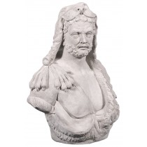 Hercules Bust - Roman Stone Finish - 81.5cm 