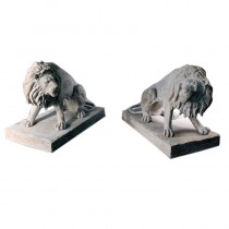 Big Lions - Set of 2 - Roman Stone Finish  - 132cm