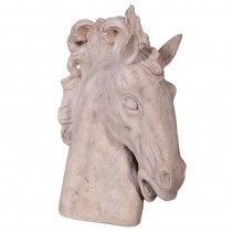 Horse Head - Roman Stone Finish 46cm