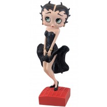 Betty Boop Posing 'Black Glitter Dress'** 29.5cm