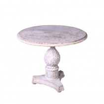 Acanthus Table - Roman Stone Finish 84cm Dia.
