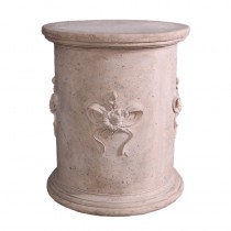 Cylindrical Base With Flowers - 70cm 