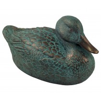 Female Mallard Duck - 42cm -  Oxidised Bronze Finish