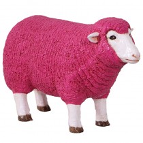 Merino Ewe Head Up - Small - 54cm - Pink Finish