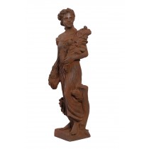 Goddess of Spring (Woodgrain) 112cm - Rust Finish 