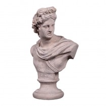 Apollo Bust  Roman Stone Finish - 91cm