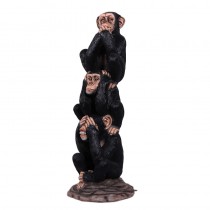 Three Wise Monkeys Stack - 150cm